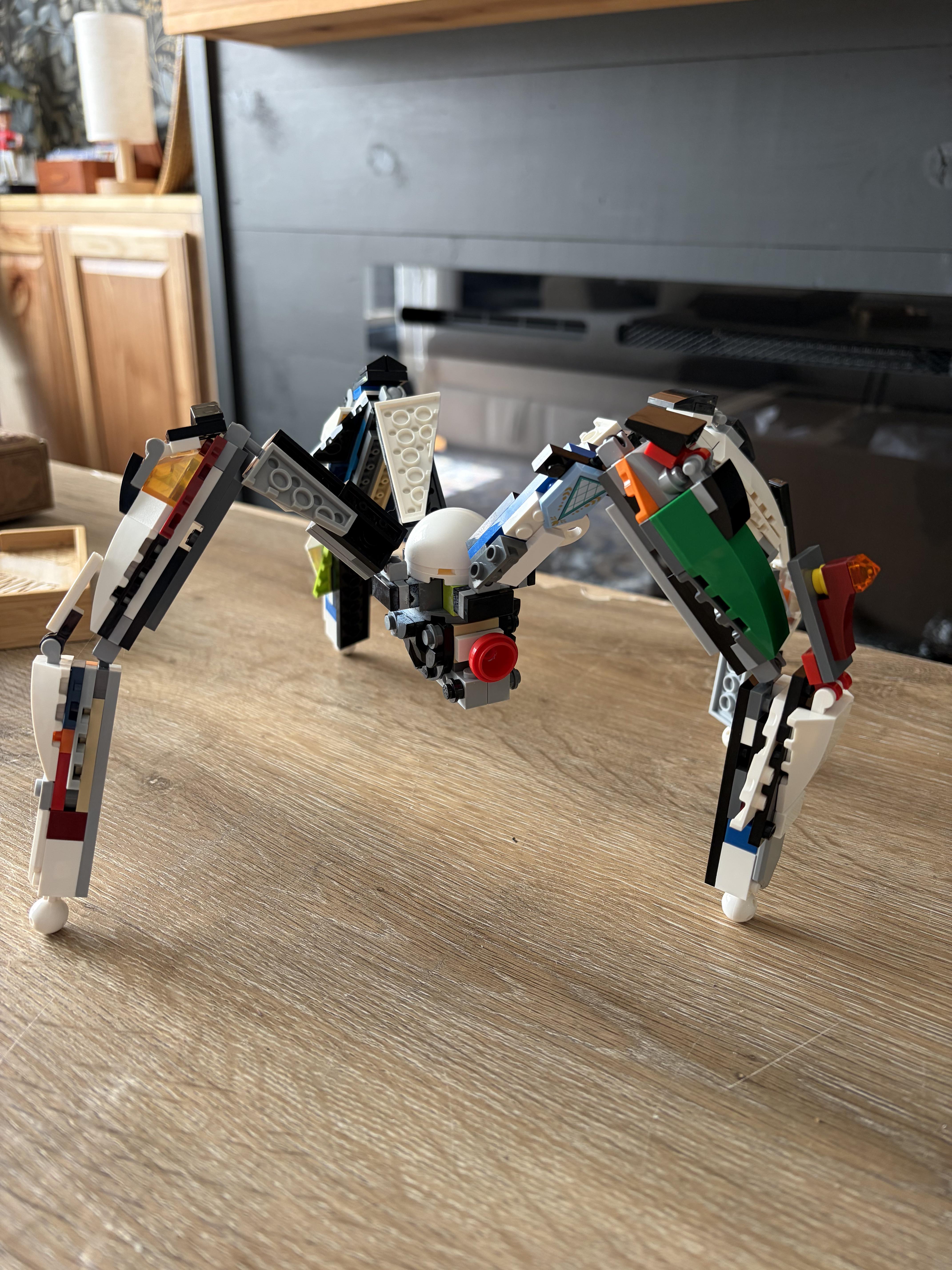A Lego Leaper built from the bin. Some days the subreddit runs on craft projects.